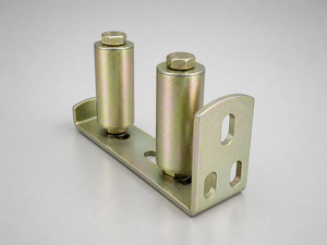 <b>Metal</b> <b>roller</b> bracket assembly precision engineered durable construction smooth rotation industrial hardware component - Product Image 3