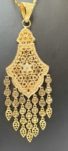 24kt Gold Plated <b>Arabic</b> Collection Fashion Jewelry Sets - Product Image 5
