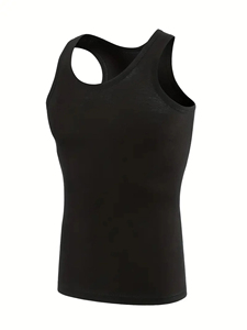 PASUXI Casual Quick Dry Moisture Wicking Fitness <b>Stringer</b> <b>Men's</b> Tank Top Gym Workout Singlet Breathable Running <b>Vest</b> - Product Image 2