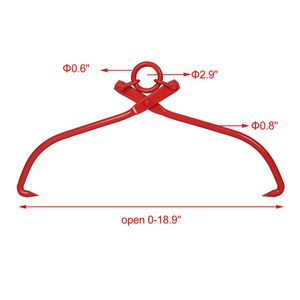 Pinzas para troncos de 16 pulgadas con anillo - Product Image 2