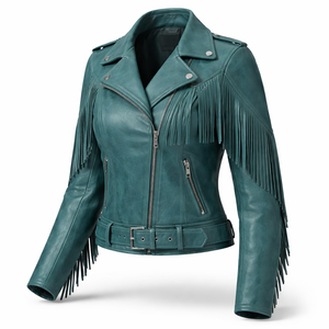 Wholesale Custom Premium <b>Vintage</b> Fringe <b>Leather</b> <b>Jacket</b> for <b>Women</b> - Direct Manufacturer & OEM Supplier - Product Image 3
