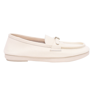Mocasines de cuero genuino beige Ann'S, cómodos, sin cordones, zapatos planos casuales, zapatos clásicos de oficina - Product Image 2