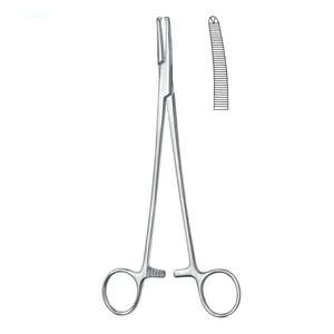 Pinces à peritoneum Faures de qualité supérieure à prise sécurisée, légèrement courbées 205 mm et courbées 203 mm de long, par Endochoice Medical - Product Image 1