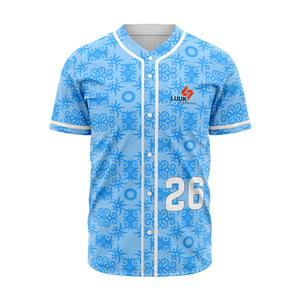 Uniforme de Béisbol Personalizado con Botones, Sublimado, para Equipos Deportivos, Fabricación OEM ODM - Product Image 4