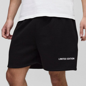 Pantalones Cortos Casuales de Algodón 220GSM para Hombre OEM, Novedad 2026, Color Lavado Vintage Único, Cintura Elástica de Alta Calidad, MOQ Bajo, Directo de Fábrica - Product Image 5