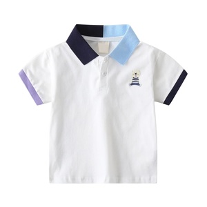 Polo à manches courtes pour enfants de haute qualité, design personnalisé avec logo, tricoté 100% coton, séchage rapide, col rabattu - Product Image 6