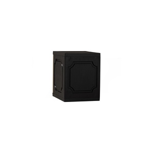 Meuble de rangement cubique moderne en PVC beige et noir avec serrure pour bureau à domicile - Product Image 4