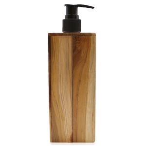 Dispensador de Jabón de Madera de Teca Vintage al por Mayor |   Accesorios de Baño Hechos a Mano en India - Product Image 1