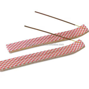 Porte-encens en bois de Sesham poli écologique avec texture de grain élégante pour la relaxation aromatique dans la chambre, le bureau, le salon - Product Image 5