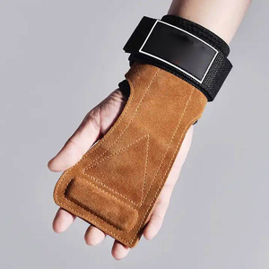 Weightlifting Neoprene Breathable Non Slip Grip Lifting Bodybuilding <b>Gym</b> Power Lifting Grips <b>For</b> Adults - Product Image 5