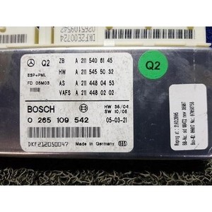 ECU และโมดูลคอมพิวเตอร์มือสองสำหรับรถยนต์ E-class รุ่น A2115406145 - Product Image 2