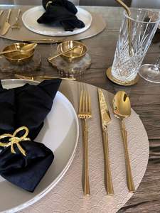 Opulento juego de cubiertos diseñado para transformar las comidas cotidianas en experiencias de lujo en la mesa y momentos inolvidables de anfitrión. - Product Image 4