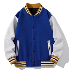 Chaqueta Universitaria Clásica de Invierno para Hombre, Estilo Letterman, Resistente al Viento, Ecológica, para Equipos Deportivos, Venta al Por Mayor - Product Image 4