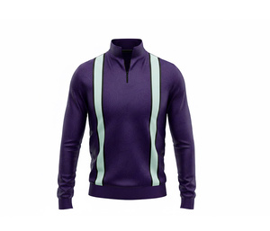 Customizable Sublimation Quarter Zip Jacket Manufacturer <b>Men</b> Women Youth Sportswear Quick Dry Team <b>Pullover</b> - Product Image 3