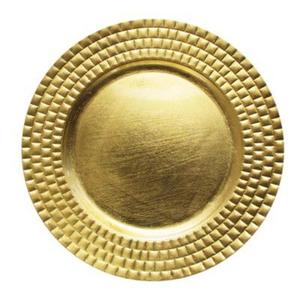 Assiettes de présentation minimalistes de luxe pour la décoration, couleur or, pour servir les aliments, tailles 11'', 12'', 13'', taille personnalisée - Product Image 5