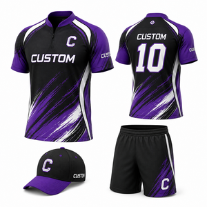 Custom PopDarts Printed Uniform Set | Breathable 100% Polyester Jersey <b>Athletic</b> Shorts Baseball Cap | Men's Team Sports Apparel - Product Image 6