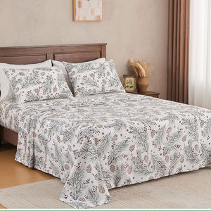 Juego de Sábanas Modernas para Habitación de Invitados, Poliéster y Algodón, 600 Hilos, Reutilizables, Duraderas, para Dormitorio - Product Image 2