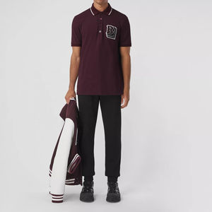 Chemises pour hommes en toile solide de qualité supérieure, nouveau design, manches courtes, mélange de coton et de spandex, couleurs personnalisées, logo, prix de gros - Product Image 3