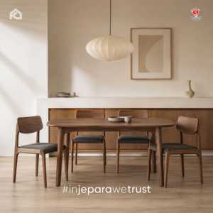 Chaise de salle à manger scandinave moderne en teck massif de qualité supérieure avec un design écologique pour les restaurants, les cafés, les hôtels et les salles à manger à domicile - Product Image 3