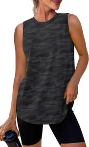 Débardeur Athlétique Femme Séchage Rapide Écologique Spandex/Coton Fitness Gym Entraînement Course Respirant Confortable ODM - Product Image 4
