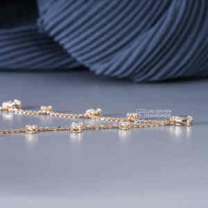 Pendentif en or jaune 14 carats exquis avec diamant de laboratoire taille poire pour femme, bijou synthétique de luxe couleur EF, 1,96 g - Product Image 6