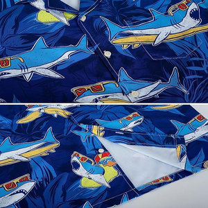 Chemise Hawaïenne Homme Personnalisée de Haute Qualité avec Logo, Écologique, Séchage Rapide, Respirante, Imprimée, Tendance, Vintage, Manches Courtes pour la Plage - Product Image 5
