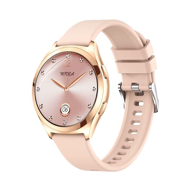 2025 QC W02 Women's Smart Watch 1.27" IPS HD Display for Call Message Reminder Fitness Tracker IP68 Waterproof AI Email