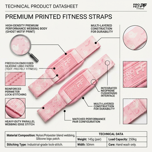 Sangles de levage rembourrées en néoprène camouflage personnalisées de qualité supérieure avec support de poignet robuste pour l'entraînement de musculation et de soulevé de terre - Product Image 2
