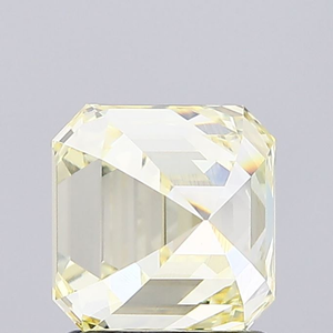 Pierre précieuse en vrac, étincelante, exquise, de luxe, pour la joaillerie fine, diamant de laboratoire de couleur jaune intense, taille émeraude, fantaisie, certifié CVD - Product Image 6