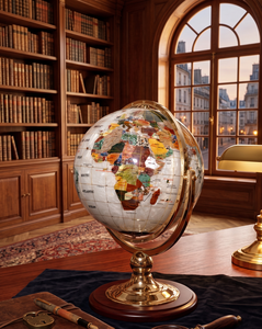 Globo Terráqueo Decorativo de Estilo Antiguo con Mapa Estelar, Esfera Celestial Hecha a Mano, Regalo Corporativo de Lujo y Adorno para Estudio o Biblioteca - Product Image 2