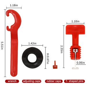 Giá Rẻ Giá tái sử dụng gạch phụ kiện clip cho sàn gạch miếng đệm đặc biệt cờ lê quay san lấp mặt bằng hệ thống - Product Image 2