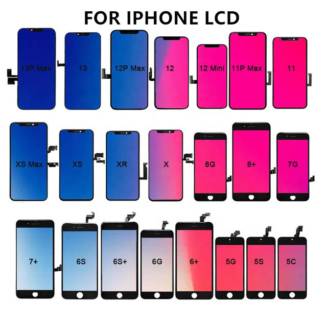 RJ Lcd for Iphone X XS XS MAX 11 Pro Max 12 13 Mini 14 14 Promax RJ Mobile Screen Display for Iphone Screen Replacement