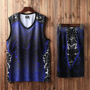 100% Polyester Winter Breathable Moisture-Wicking Sleeveless V-neck Professional Basketball Uniform Custom Team Name Sets Sets - Product Image 5