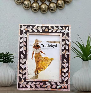 กรอบรูปตกแต่งฝังมุกคุณภาพพรีเมียม งานฝีมือสร้างสรรค์ ผลิตโดย Tradebyd - Product Image 1