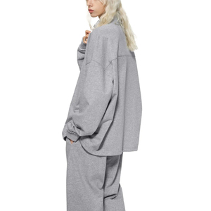 เสื้อสเวตเชิ้ตหนานุ่มพรีเมียมสำหรับฤดูหนาว แบบยูนิเซ็กซ์ คอเต่า ผ้าฝ้าย 100% สกรีนลายปักโลโก้ตามสั่ง - Product Image 4