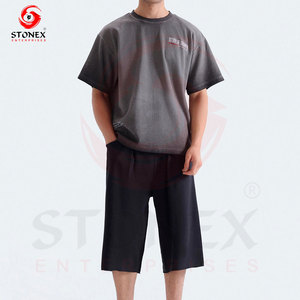 Camiseta Personalizada de Manga Corta para Hombre, 100% Algodón, Diseño Gráfico, Estilo Urbano, Fabricante OEM ODM - Product Image 2