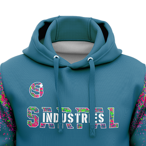 โรงงานขายเสื้อฮู้ดผู้ชายแบบสวมหัวผ้าฟลีซปักโลโก้ด้านหน้าสำหรับฤดูหนาว พร้อมคุณสมบัติกันน้ำและเป็นมิตรกับสิ่งแวดล้อม เสื้อฮู้ดผู้ชายแบบเรียบ - Product Image 2