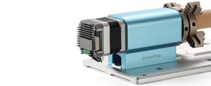 โมดูลแกนหมุนสำหรับเครื่อง CNC ซีรีส์ 4040 และ 3030 พร้อมมอเตอร์สเต็ปเปอร์เกียร์แบบดาวเคราะห์, หัวจับ 4 ขา, ช่วงการจับยึด 10-200 มม. - Product Image 2