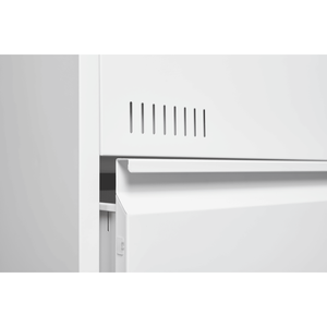 Archivador Metálico Lateral Blanco de 3 Cajones con Cerradura, Archivadores de Oficina con Cerraduras - Product Image 5
