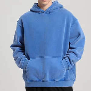 Custom Wholesale High Quality Oversized Acid Wash Hoodies Vintage Streetwear Heavyweight Cotton <b>Pullover</b> <b>Men</b> Hoodie Sweatshirt - Product Image 6
