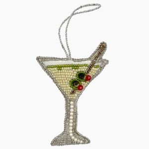 Colgante de bolso bordado con cuentas de Navidad de moda, dijes decorativos de bordado con cuentas para fiestas navideñas - Product Image 3