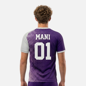 เสื้อแฮนด์บอลพิมพ์ลายแบบซับลิเมชั่นตามสั่ง ชุดทีม ผ้าโพลีเอสเตอร์ตาข่าย แห้งเร็ว ระบายอากาศได้ดี พร้อมโลโก้ ชื่อ และหมายเลข ขายส่ง - Product Image 2