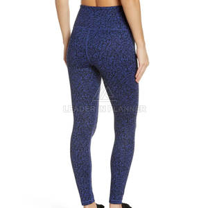 บริการ OEM MOQ ต่ำ กางเกงเลกกิ้งเอวยางยืดสำหรับผู้หญิง กางเกงโยคะคุณภาพสูง ชุดออกกำลังกาย ราคาถูก - Product Image 3