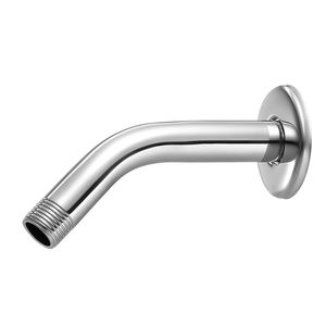 "6-Inch Wall-Mounted Stainless Steel <b>Shower</b> Head Arm Extender Chrome Finish PTFE Tape for G1/2 <b>Shower</b> Room <b>Accessories</b>" - Product Image 6