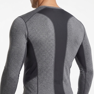 <b>Men</b> <b>Compression</b> <b>Shirt</b> Long Sleeve T <b>Shirt</b> for <b>Men</b> Apparel Tshirt Charcoal Gray Workout Fitness Sportswear Athletic <b>Shirt</b> - Product Image 2