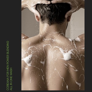 Korea K-Beauty Men's Face Wash 500ml Cleanser with Centella Salicylic Acid Hyaluronic Acid All-in-One Power <b>Blending</b> Wash - Product Image 2