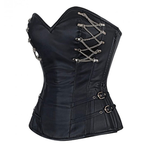 Custom Leather Corset Women Bustier Premium Waist Shaper Medium Control Sports Tummy Control OEM Sample Service Available Today - Product Image 3
