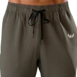 Pantalon de jogging pour homme, couleur olive, coupe décontractée, avec cordon de serrage, pantalon de survêtement doux, pour l'entraînement, la gym, le sport, vêtements de sport décontractés - Product Image 5