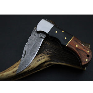 Couteaux pliants en acier inoxydable avec action de pivotnement fluide et manche texturé pour un contrôle sûr de la main et des résultats de qualité - Product Image 3