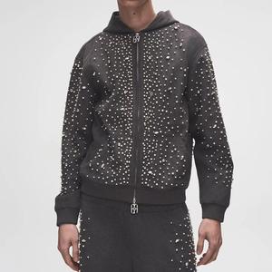 Conjunto Deportivo para Hombre, Chaqueta con Cierre Completo y Pantalones Deportivos, Transpirable, de Secado Rápido, 100% Poliéster, para Correr, Gimnasio, Entrenamiento y Deportes - Product Image 3
